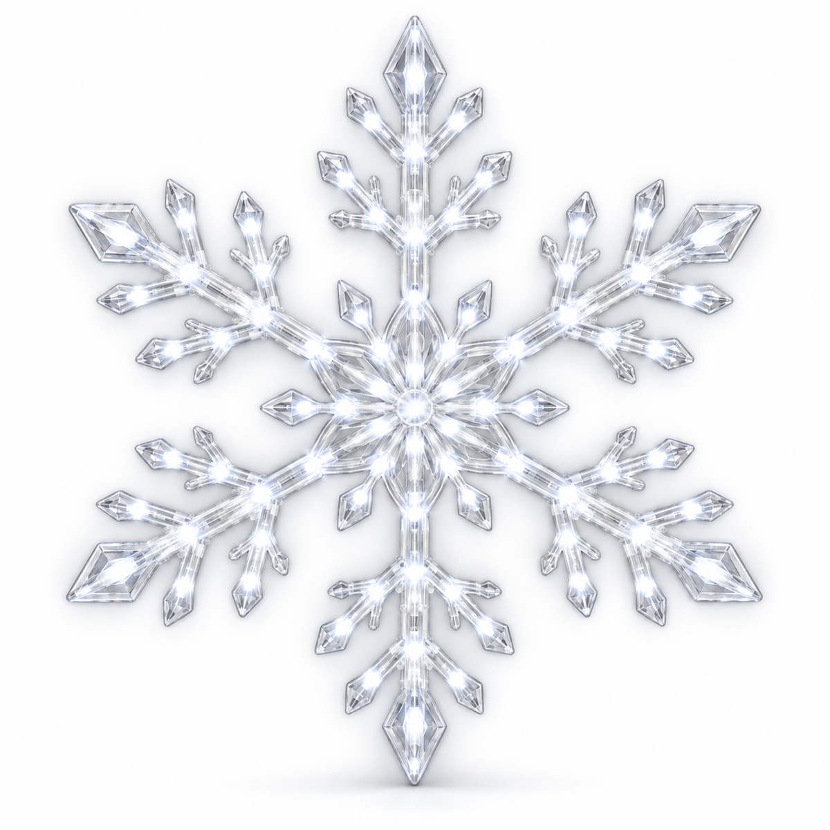 🔥 Last Day 49% OFF💙 WINTER WONDERLAND FAVORITE | Blue & White LED Snowflake Lights – Christmas Wall Decor for Living Rooms & Bedrooms
