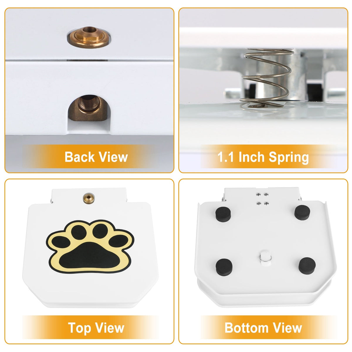 Outdoor Dog Water Fountain with Paw Pedal