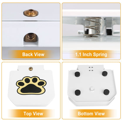 Outdoor Dog Water Fountain with Paw Pedal