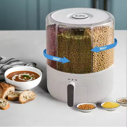 6-in-1 Rotating Rice & Grain Dispenser