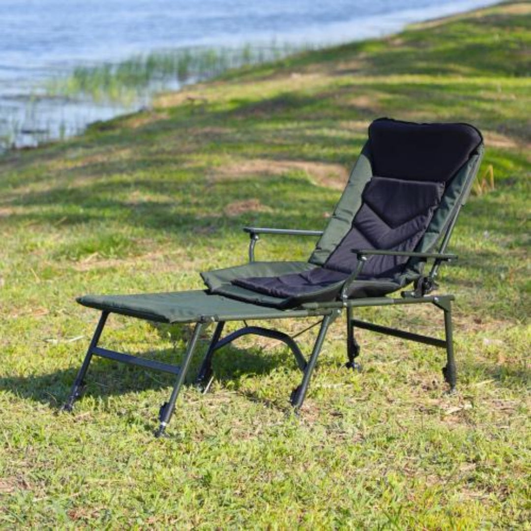 Folding Camping Recliner Chair with Footrest