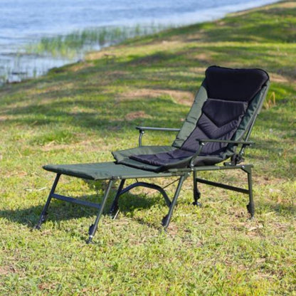 Folding Camping Recliner Chair with Footrest
