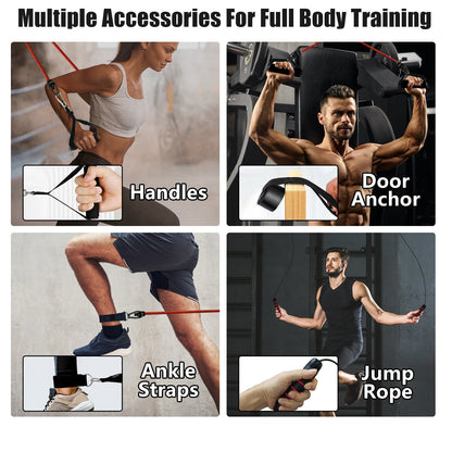 Push Up Board Home Gym Set with 15 Accessories