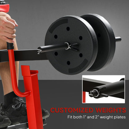 Seated Calf Raise Machine, 440 LB Capacity