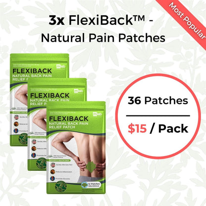 FlexiBack™️ - Natural Back Pain Patches.