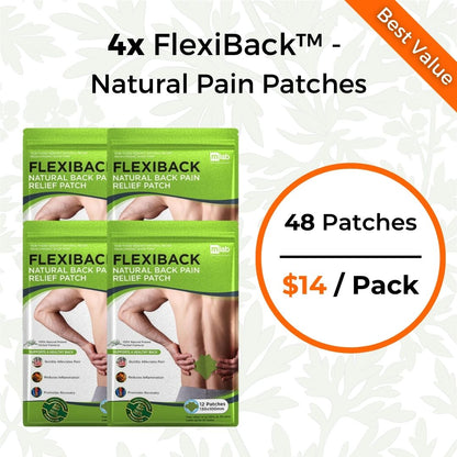 FlexiBack™️ - Natural Back Pain Patches.