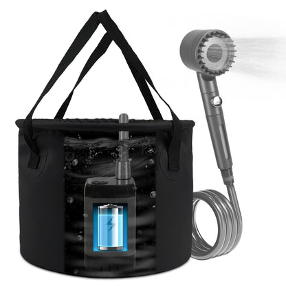 Portable Camping Shower, Rechargeable with LED Display
