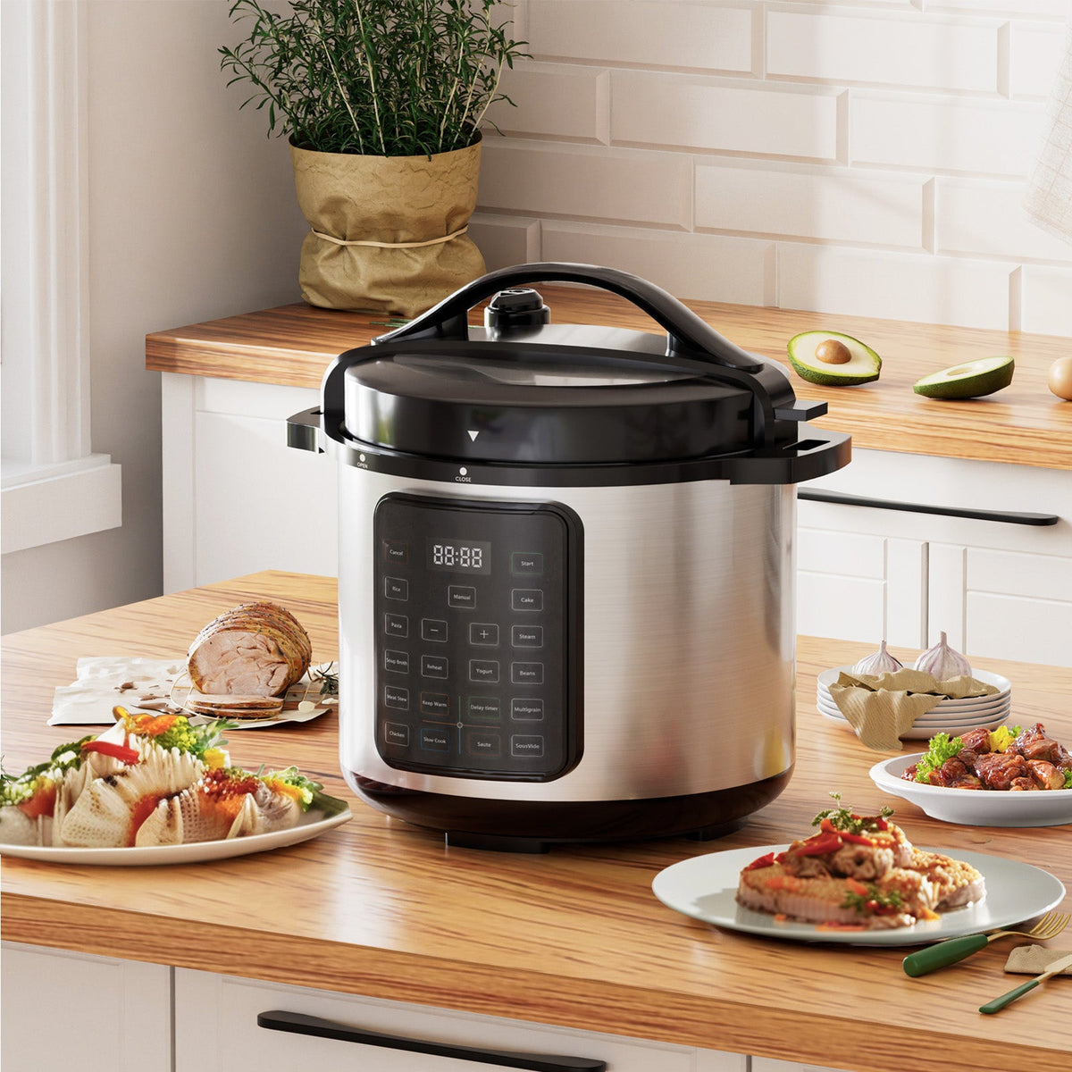 9-in-1 Electric Pressure Cooker & Multi-Cooker