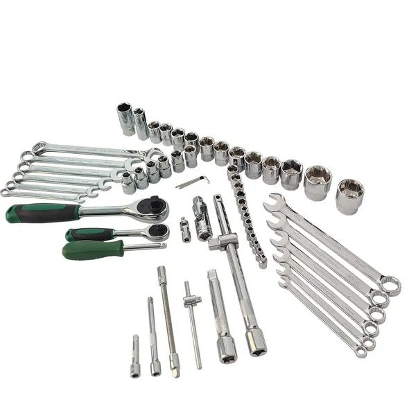 61-Piece Mechanics Tool Set with Ratchet & Sockets