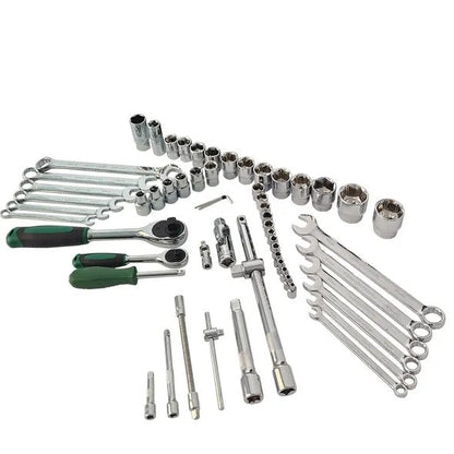 61-Piece Mechanics Tool Set with Ratchet & Sockets