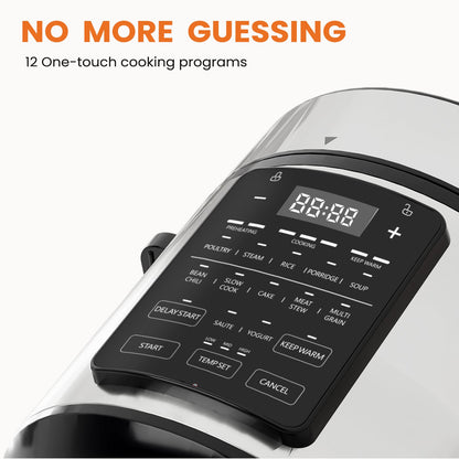 9-in-1 Electric Pressure Cooker & Multi-Cooker