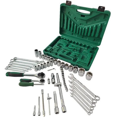 61-Piece Mechanics Tool Set with Ratchet & Sockets