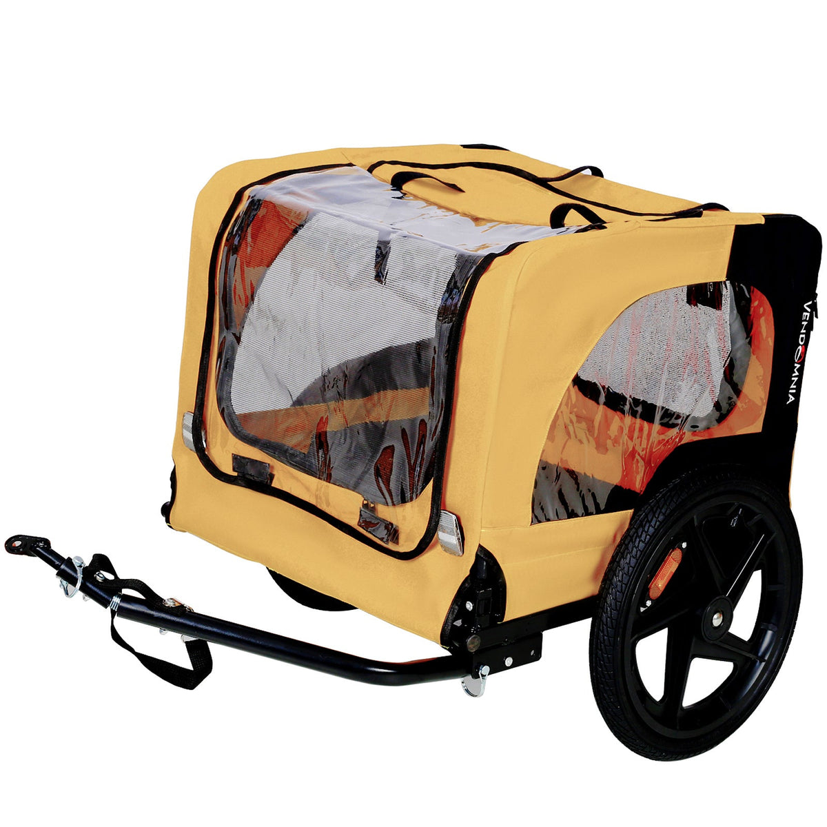 Foldable Pet Bike Trailer & Stroller, Dog Carrier