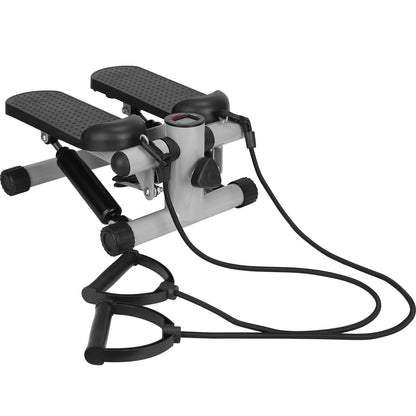 Mini Stepper with Resistance Bands & LCD Monitor