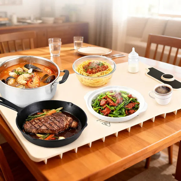 Electric Food Warming Mat, 14 Temp Levels, 10Hr Timer