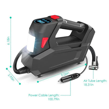 Portable Tire Inflator 120PSI with Digital Display