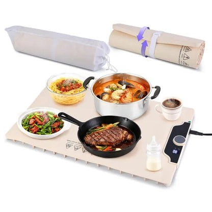 Electric Food Warming Mat, 14 Temp Levels, 10Hr Timer