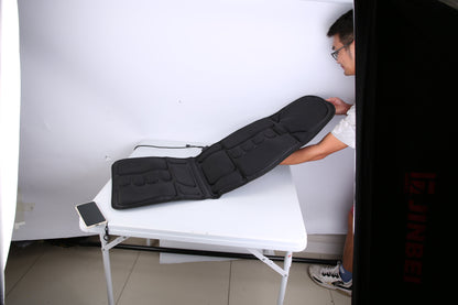 Electric Back Massager Seat Cushion with Heat, 8 Modes