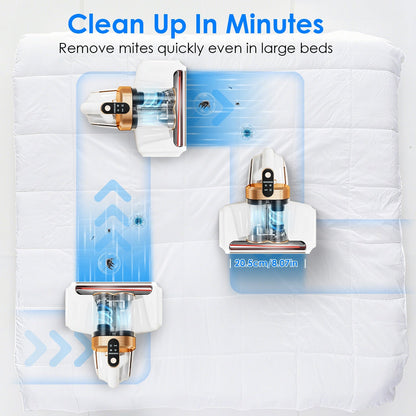 Mattress Vacuum Cleaner with UVC Light, 16KPa Suction