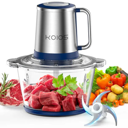 Electric Food Chopper & Processor, 2L Glass Bowl