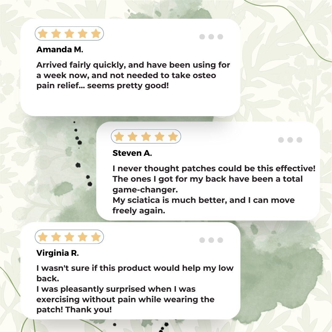 FlexiBack™️ - Natural Back Pain Patches.