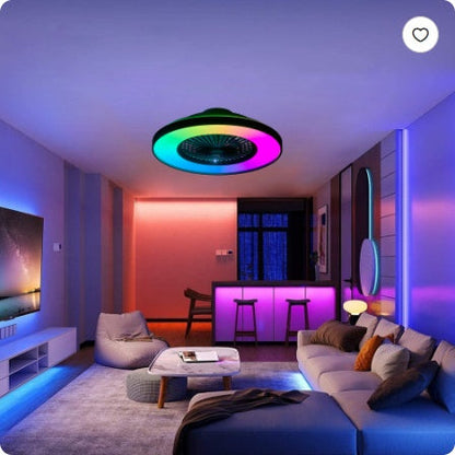 23-Inch Smart Ceiling Fan with RGB LED Light