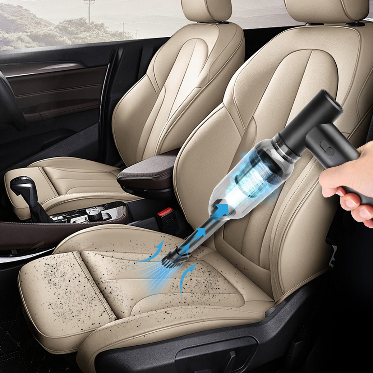 Cordless Air Duster & Vacuum, 250000 RPM