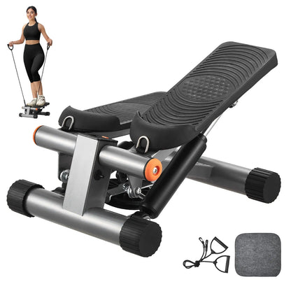 Mini Stair Stepper with Resistance Bands & LCD Display