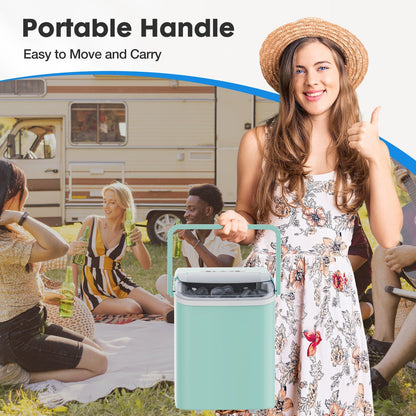 Portable Countertop Ice Maker, 2 Cube Sizes