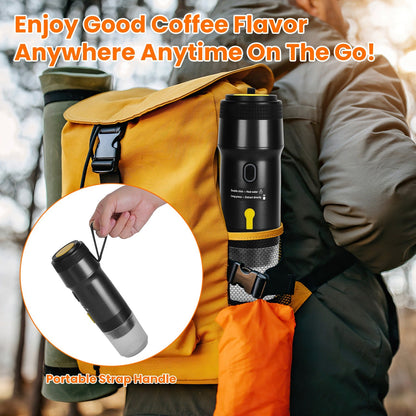Portable Electric Espresso Machine, Cordless & Self-Heating