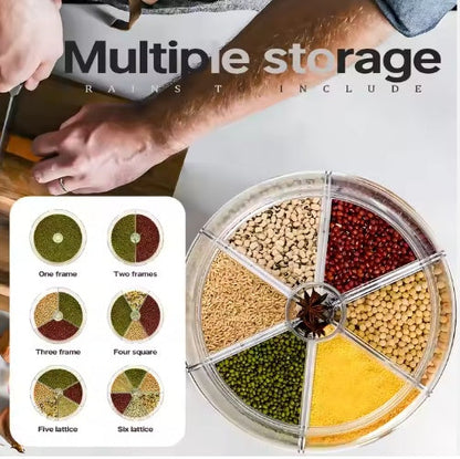 6-in-1 Rotating Rice & Grain Dispenser