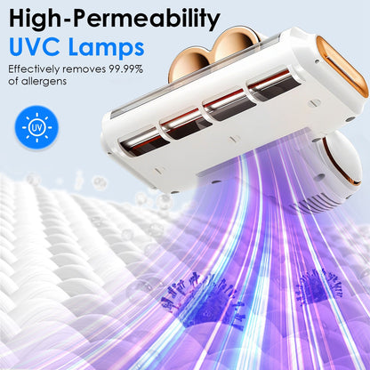 Mattress Vacuum Cleaner with UVC Light, 16KPa Suction
