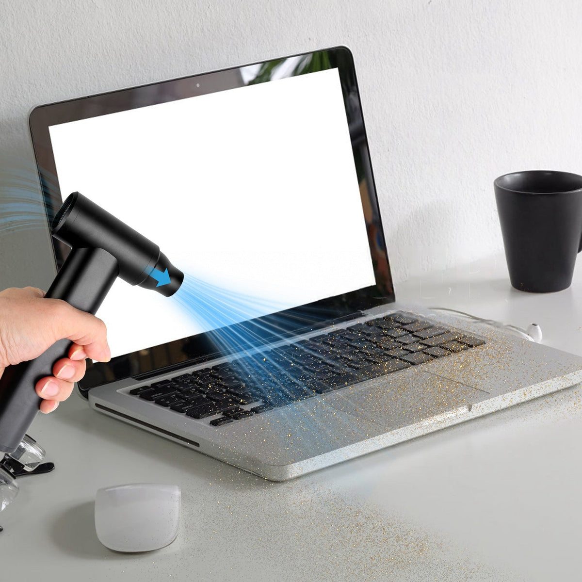 Cordless Air Duster & Vacuum, 250000 RPM