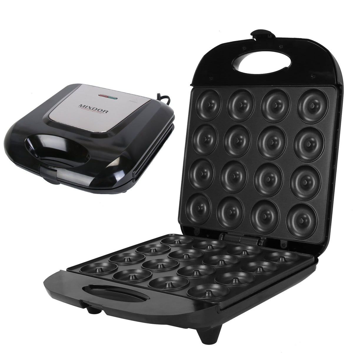 Mini Donut Maker Machine, 16-Hole Non-Stick