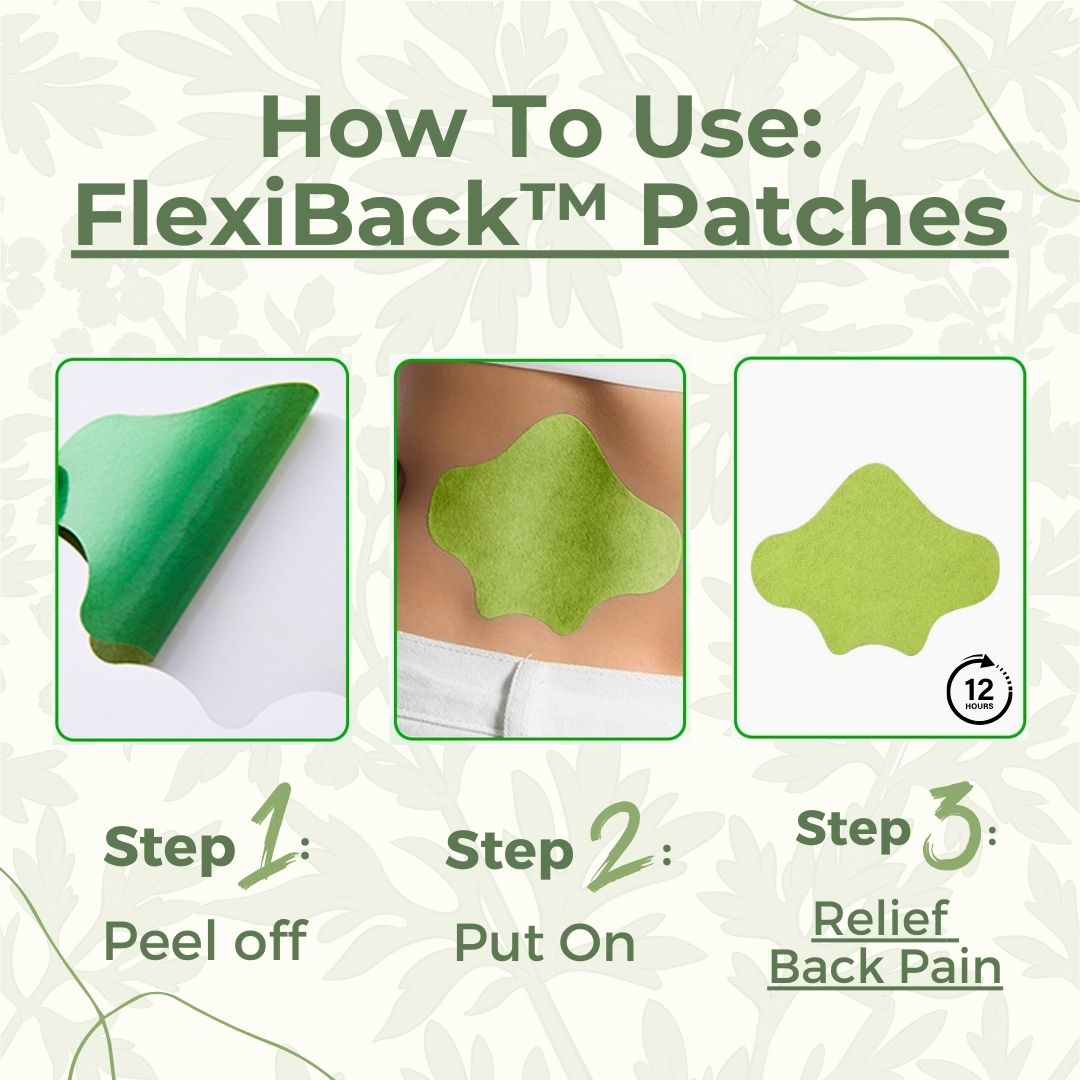 FlexiBack™️ - Natural Back Pain Patches.