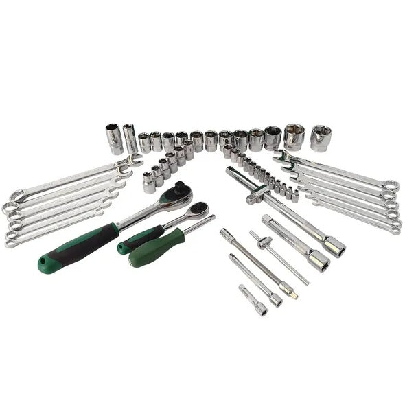 61-Piece Mechanics Tool Set with Ratchet & Sockets