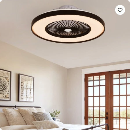 23-Inch Smart Ceiling Fan with RGB LED Light
