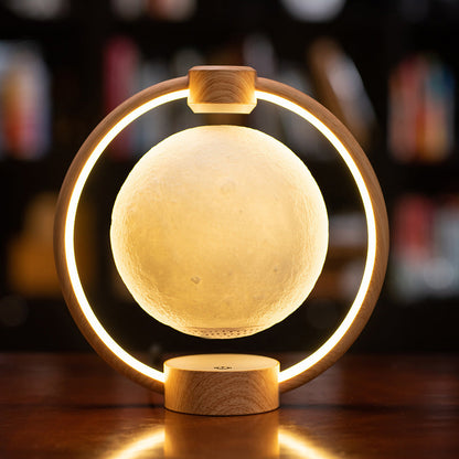 Floating Moon Bluetooth Speaker with LED Lights