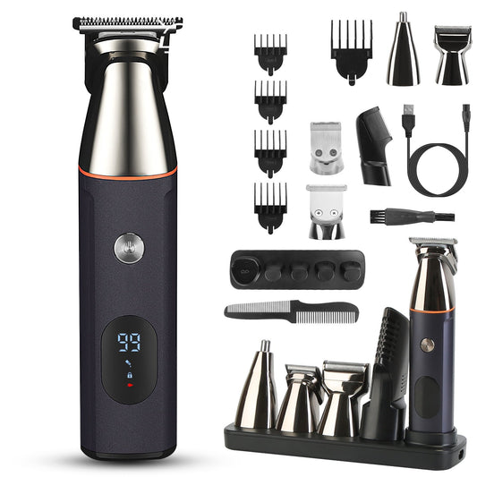 5-in-1 Beard Trimmer Kit, IPX5 Waterproof for Men