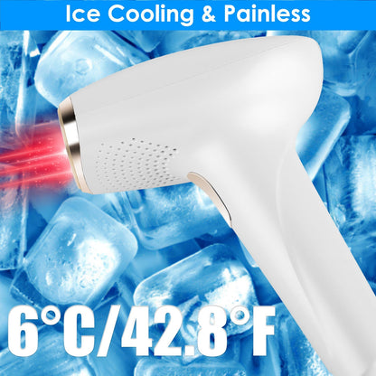 3-in-1 IPL Hair Removal Device with Ice Cooling