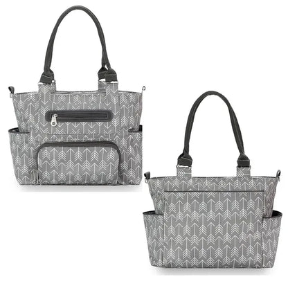 8-Piece Diaper Bag Set with Bottle Bag & Changing Pad