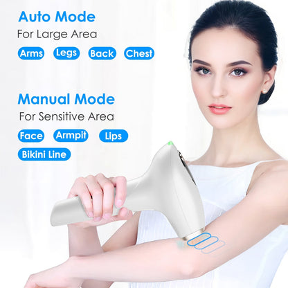 3-in-1 IPL Hair Removal Device with Ice Cooling