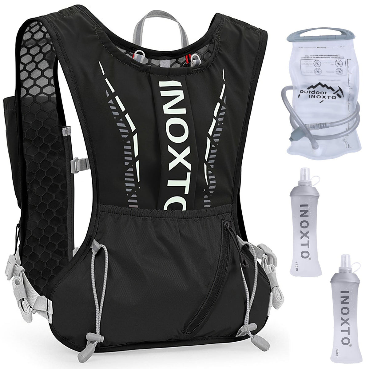 Hydration Vest Running Backpack with Water Bladders