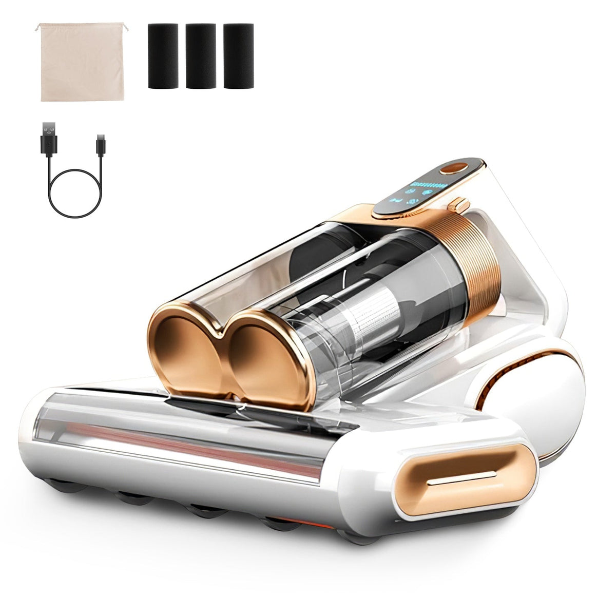 Mattress Vacuum Cleaner with UVC Light, 16KPa Suction