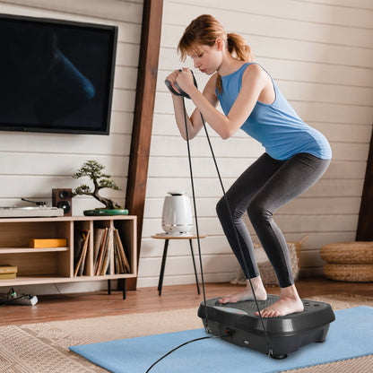 Vibration Plate Exercise Machine with Bands
