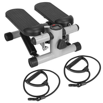 Mini Stepper with Resistance Bands & LCD Monitor
