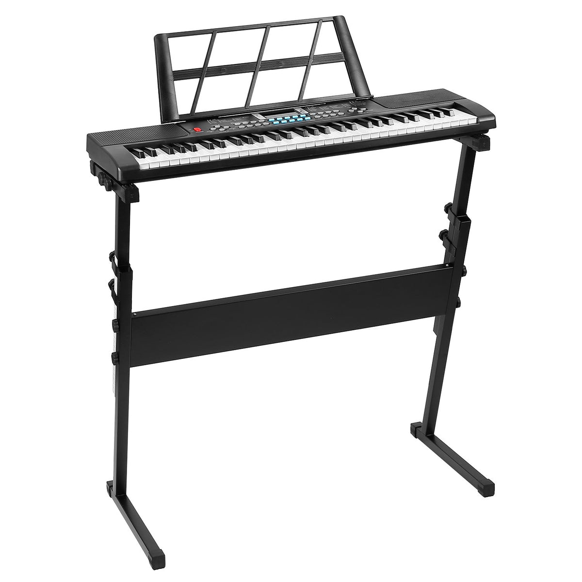61-Key Electronic Keyboard with Stand & Microphone