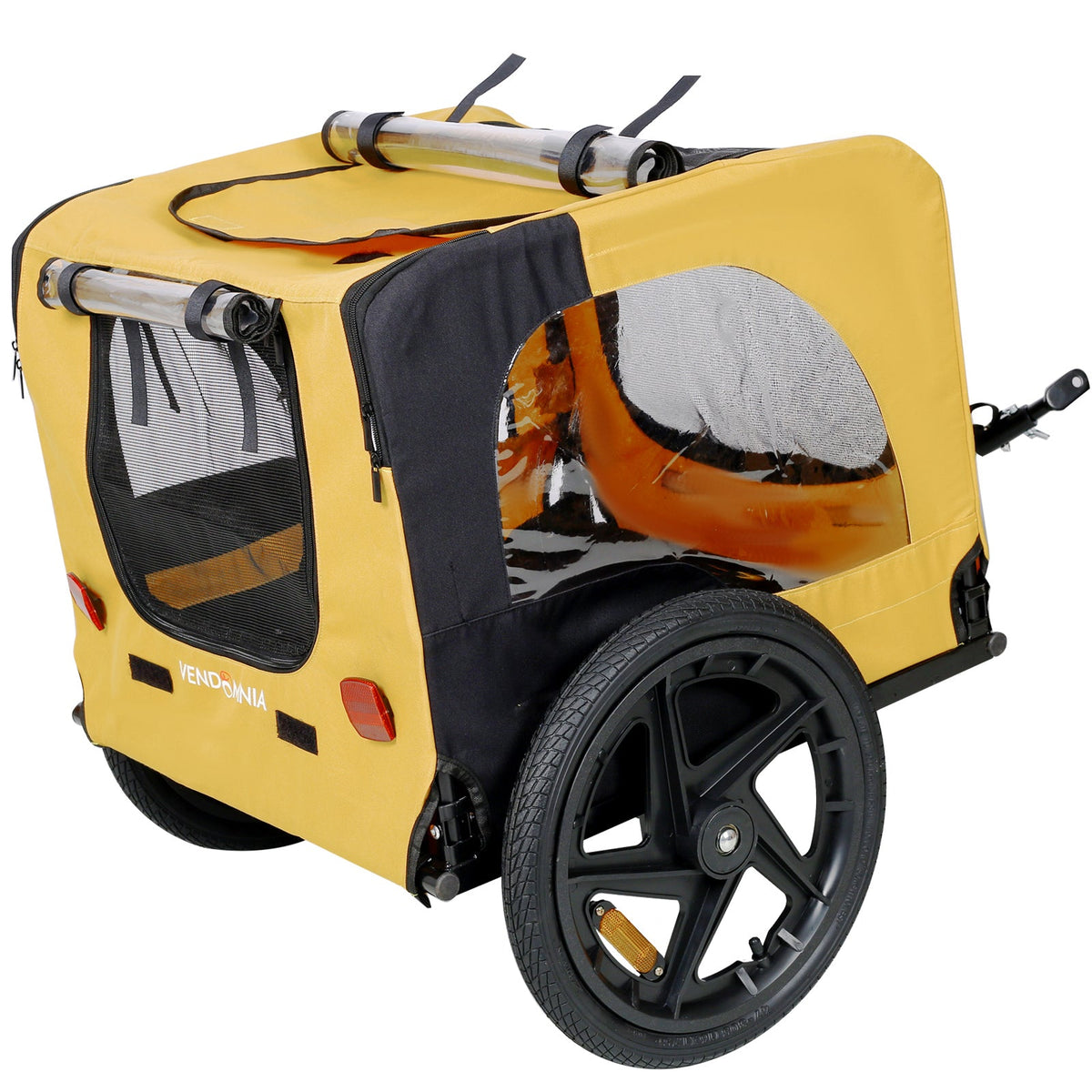 Foldable Pet Bike Trailer & Stroller, Dog Carrier