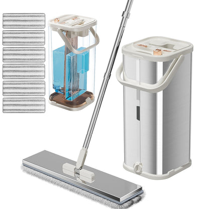 Flat Mop & Bucket System with Clean/Dirty Tanks