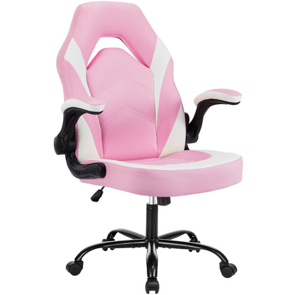 PU Leather Ergonomic Gaming Chair, Lumbar Support